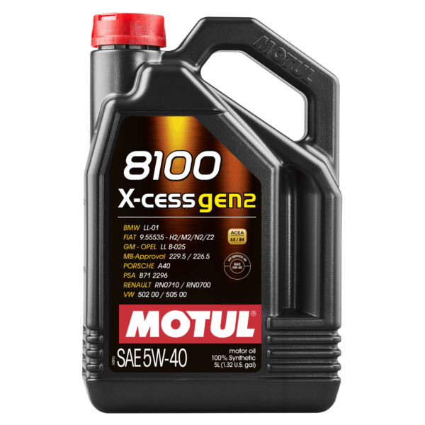 Motul 8100 X-CESS GEN2 5W-40 4X5L