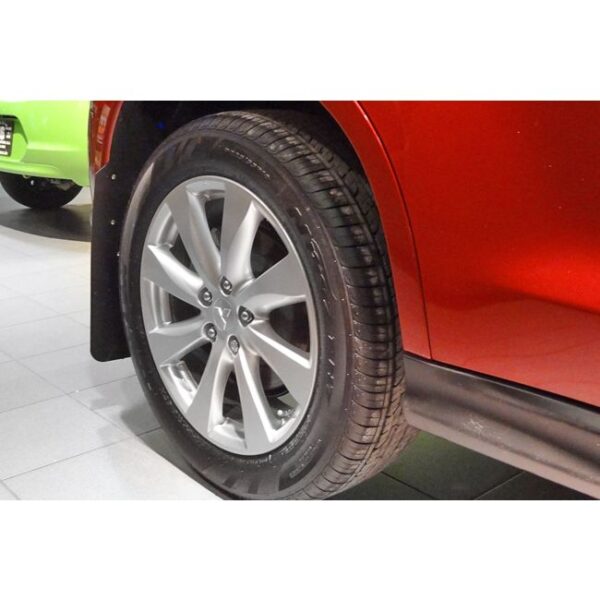 Rally Armor MF33-UR-RD/WH - 2010-2019 Mitsubishi Outlander Sport Outlander Sport/ASX/RVR - Red Mud Flap/White Logo