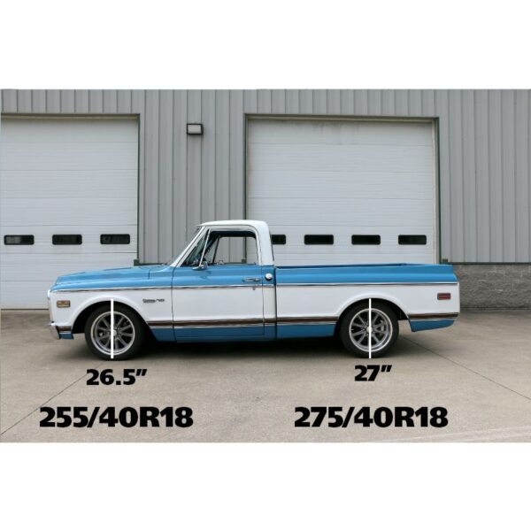 StreetGrip system for 1971-1972 C10 with big block.