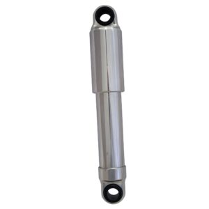 Polished Hot Rod Shock, 4.8" stroke with shaft cover, universal.