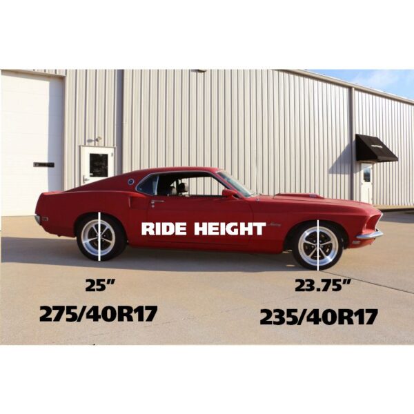 StreetGrip system for 1967-1970 Mustang with big block. No bushings or shafts.