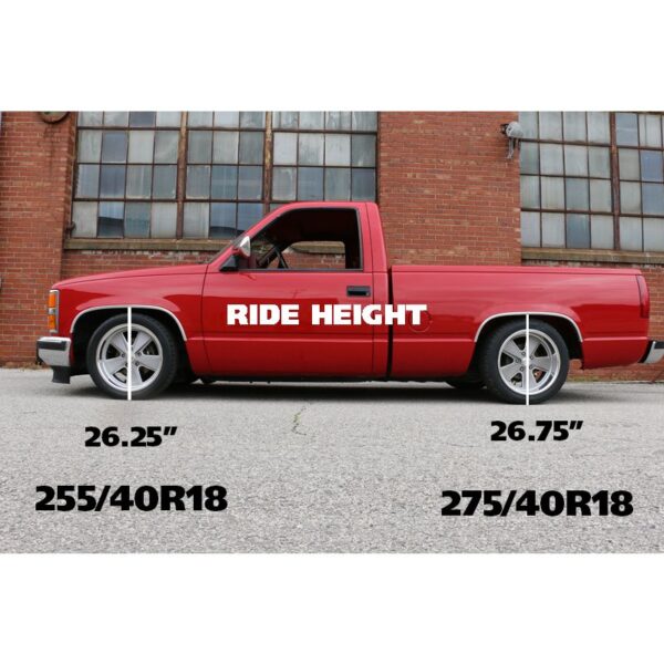 Rear HQ Shock Kit for 1973-1987 C10.  For use with 5-6" drop.