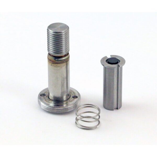 Stem assembly for BigRed valve with round, steel coil cover.