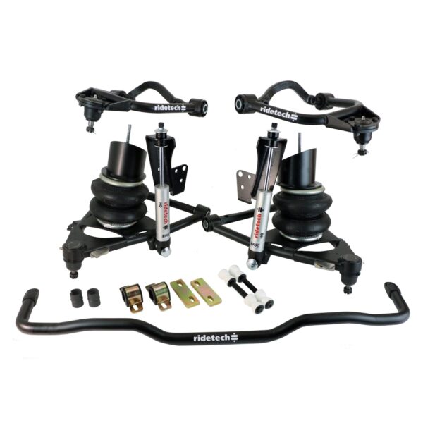Ridetech 2" drop, tall spindle for GM A, F and X Body.