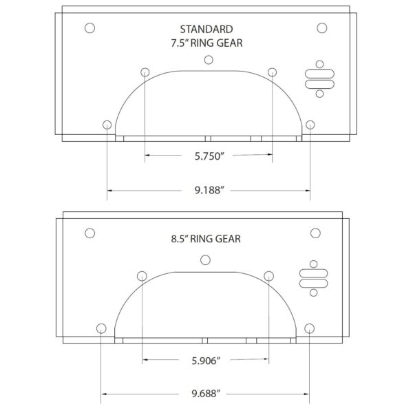 2" drop spindles for 1982-202 S10, Sonoma and 1984-1997 S10 Blazer.