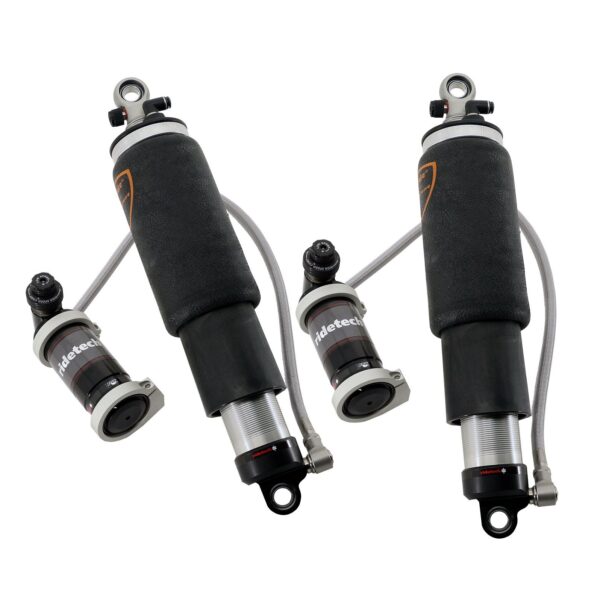 Rear TQ Shockwaves, 7000 Series with 6.9" stroke and 1.7" eye.