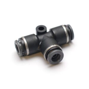 Airline Fitting, Tee. 1/4" x 1/4" x 1/4" Airline.