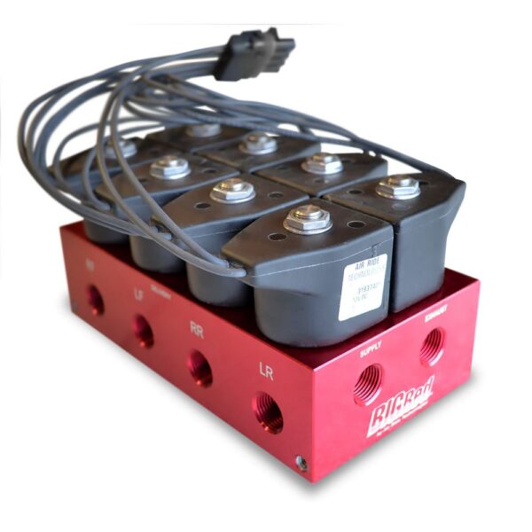 BigRed Analog 4 way air suspension control system with 5 gallon tank.