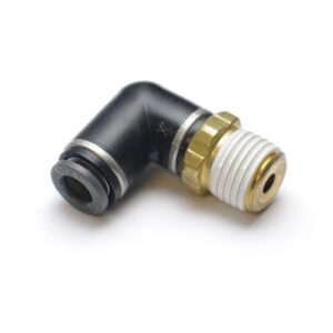 Airline Fitting, Swivel Elbow. 1/8" NPT to 3/8" Airline.