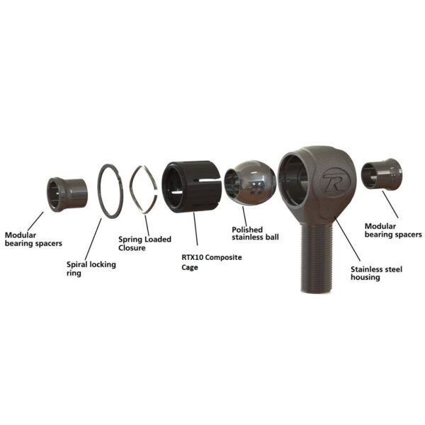 R-Joint 8 Pack. Includes 4 RH and 4 LH threaded R-Joints.