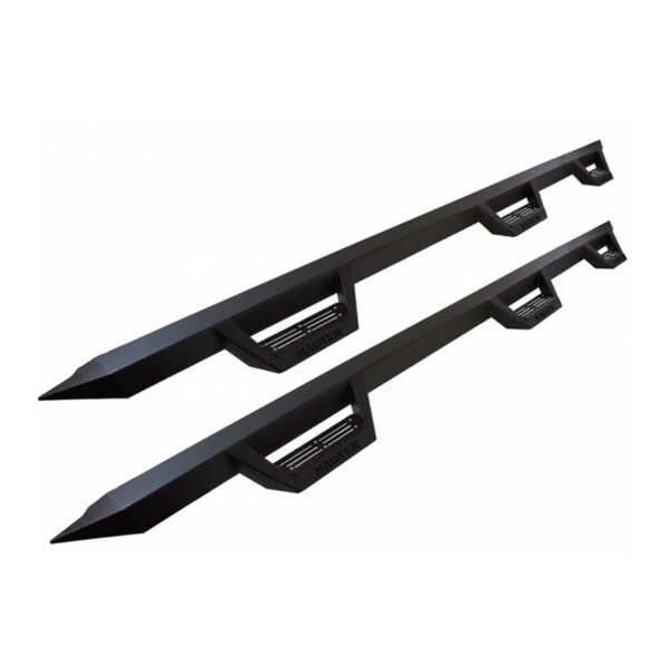 Magnum RT - RTW212DG - Wheel to Wheel Drop Steps Black Textured Alloy Steel - 09-15 Dodge Ram 1500, 10-15 Ram 2500/3500 Crew Cab 6.4ft Bed