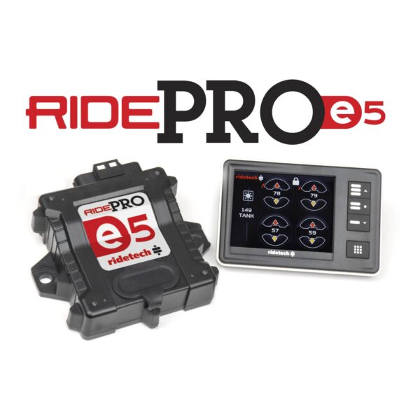 3 Gallon AirPod with RidePro E5 air suspension controller.
