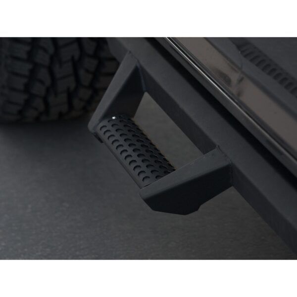 Armordillo 2015-2018 Ford F150 Supercrew  AR Drop Step Matte Black Side Step Bars - Drop Step