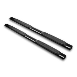 Armordillo 2004-2012 Gmc Canyon - Crew Cab  4in. Oval Matte Black Side Step bars