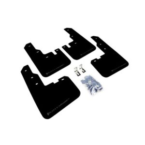 Rally Armor MF44-UR-BLK/GRY - 2016-2018 Toyota RAV4 - Black Mud Flap/Grey Logo