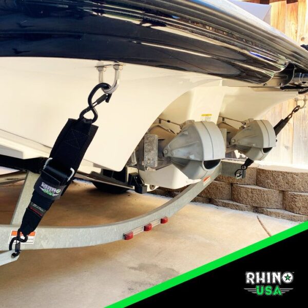RHINO USA TRANSOM STRAPS FOR BOAT TRAILER (PAIR)
