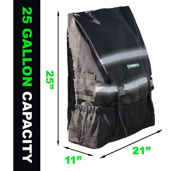 RHINO USA SPARE TIRE TRASH BAG - BLACK