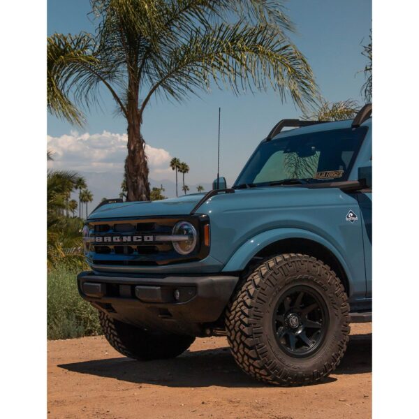 ICON ALLOYS REBOUND SAT BLACK - 17 X 8.5 / 6 X 5.5 / 25MM / 5.75" BS
