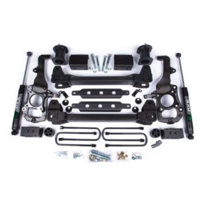 Zone 6" Suspension Lift Kit, 3.25" Rear Lift, Block; Spacer Front, Nitro Shocks