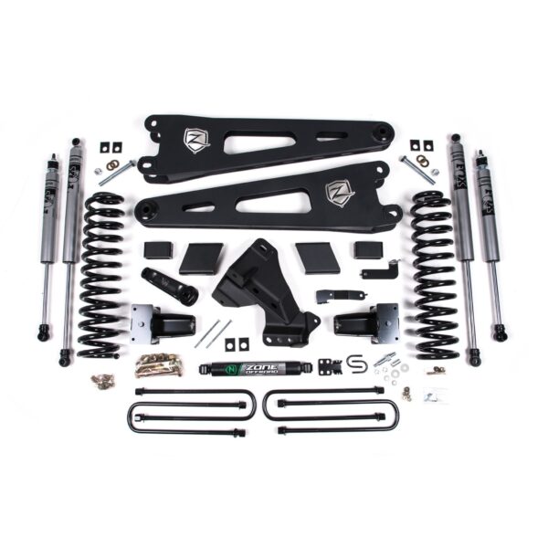 Zone 5" Radius Arm Lift Kit, 3" Rear Lift, Fox Adventure Shocks