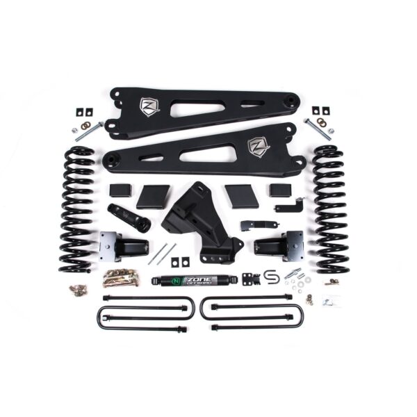 Zone 5" Radius Arm Lift Kit, 3" Rear Lift, No Shocks