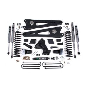 Zone 7" Radius Arm Suspension Lift Kit, 4.5" Rear, Block - Fox Shocks