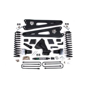 Zone 7" Radius Arm Suspension Lift Kit, 4.5" Rear, Block - No Shocks
