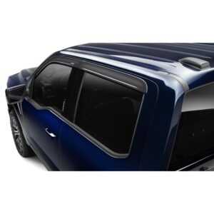 Husky Liners 2854112 Low Profile Dark Smoke Ventvisor Side Window Deflector, 4-Piece Set for 2022-2023 Nissan Frontier Crew Cab