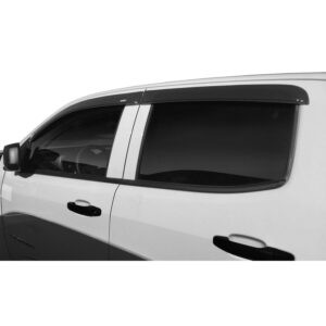 Husky Liners 2854049 Low Profile Dark Smoke Ventvisor Side Window Deflector, 4-Piece Set for 2015-2023 Chevrolet/GMC Colorado/Canyon