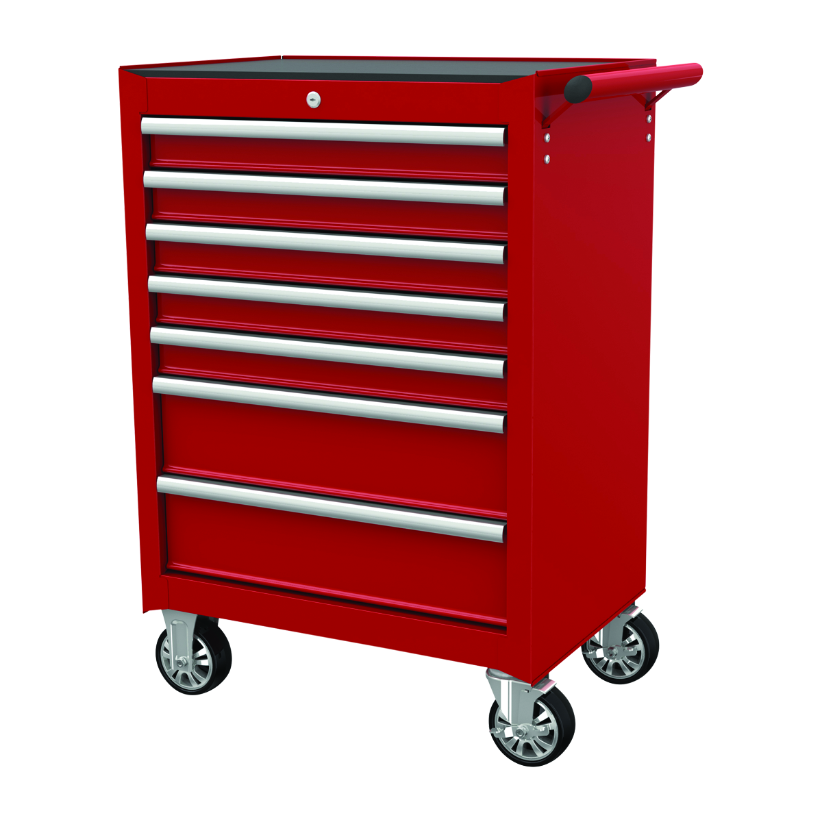 Rodac RD270071S - Armoire à roulettes 27" 7 tiroirs