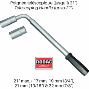 Rodac RD35634 - Clé télescopique (ajustable jusqu'à 21")