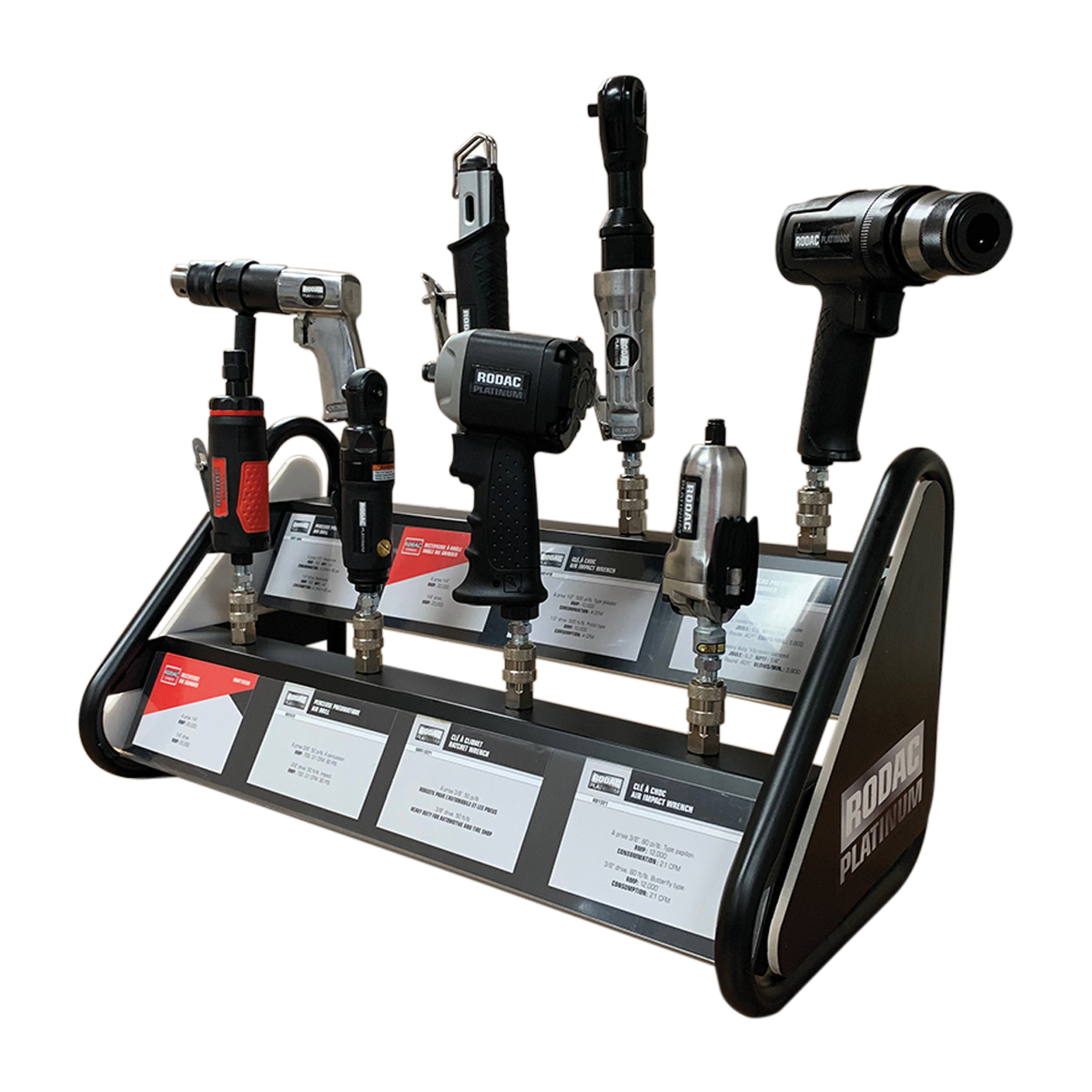 Rodac RDATS8 Présentoire d'outils pneumatique