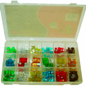 Rodac RDFA166 - Assortiment de fusibles - 166 pièces