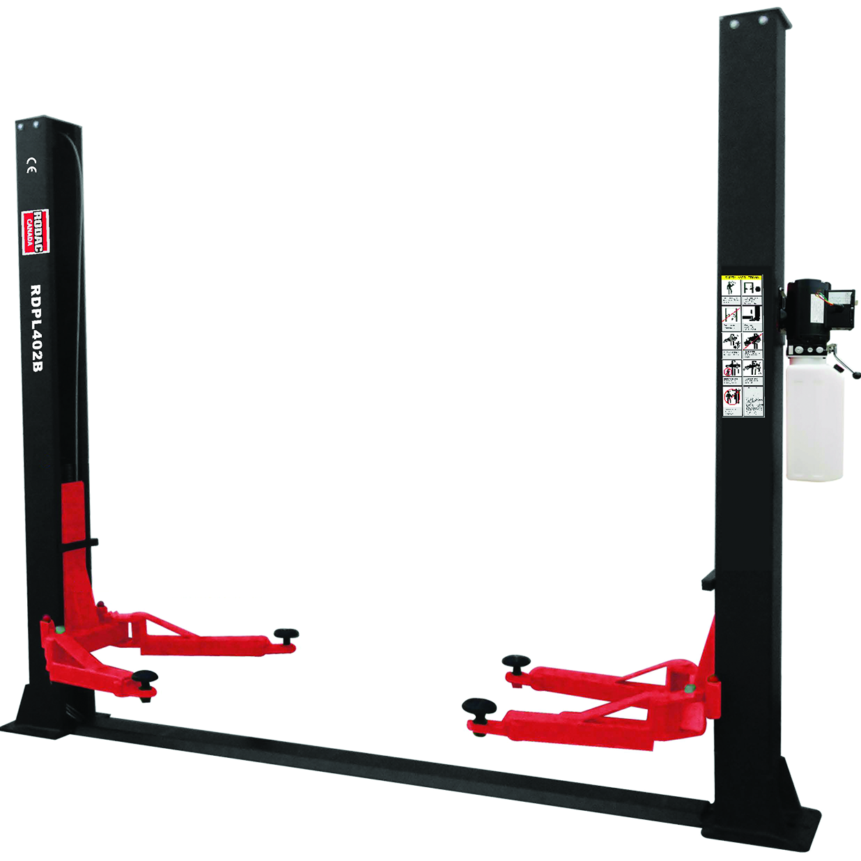 Rodac RDPL402B -  Élevateur pour voiture à 2 poteaux (déverrouillage manuel)