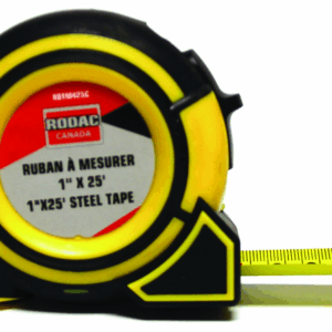 Rodac RDTM425C - Rubans à mesurer 1" x  25' SAE et MET