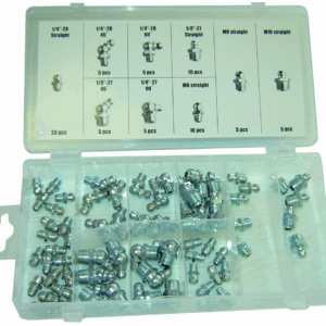 Rodac RDXA70 - Assortiment d'embouts à graisser - 70 pièces