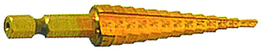 Rodac RDXL40008 -  Foret étagé enduite de nitrure de titane 3/16" to 7/8"