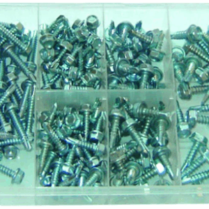 Rodac RDMS200 - Assortiment de vis auto-perçantes pour le métal - 200 pièces