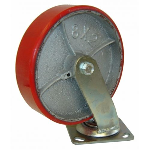 Rodac RDROSP4BG -  Roulette pivotante en polyuréthane avec frein 4" x 2" 650 lbs
