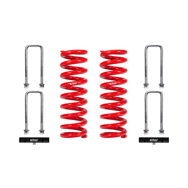 Set of 2 Front Springs + Rear Lift Blocks