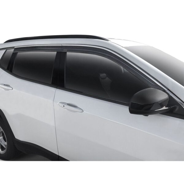 Husky Liners 2884078 Ventvisor Low Pro 4PC Chrome Trm 22-25 Toyota Corolla Cross